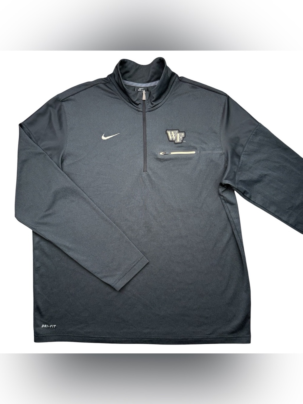 Nike Wake Forest TEAM ISSUED Demon Deacons Men’s 1/4 Zip Pullover Jacket size XL